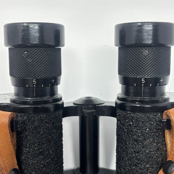 PZO Binoculars LP6x30 Vintage Poland Rare Army Militaria Cold War Leather Case - Picture 9 of 14